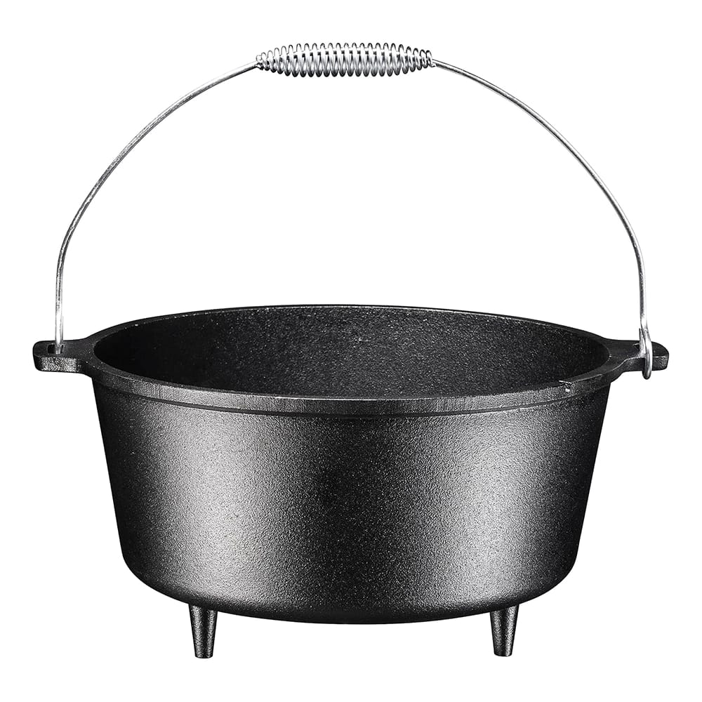 Bruntmor 8.5-Quart 3-Legged Round Cast Iron Pot