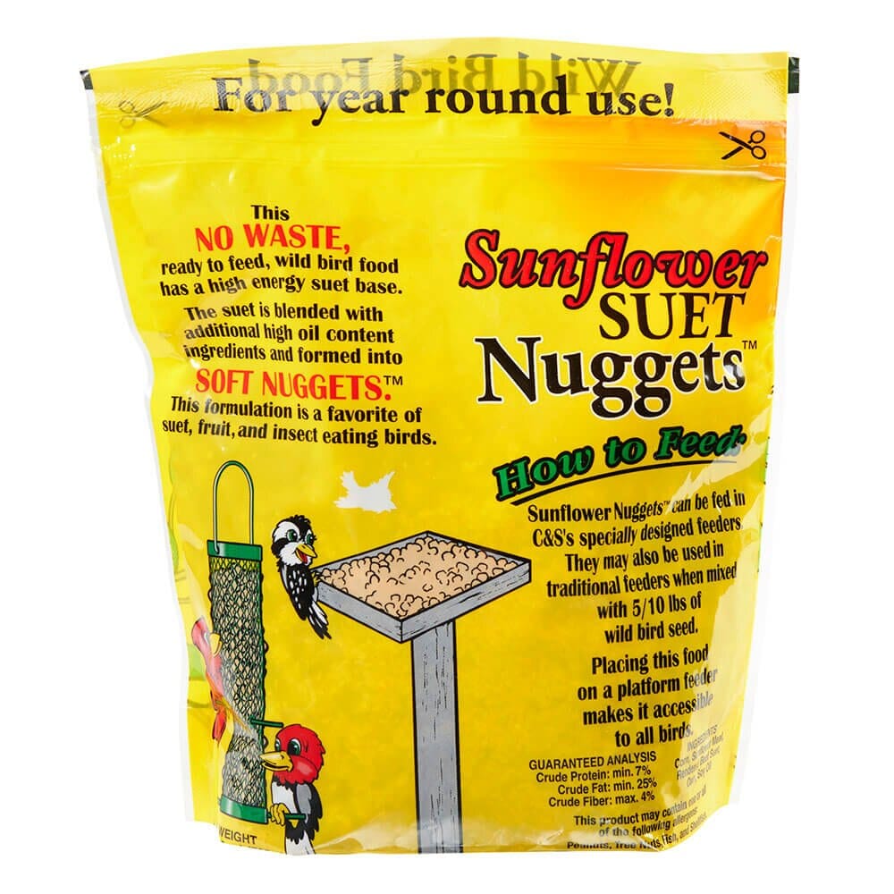 C&S Sunflower Suet Nuggets, 27 oz