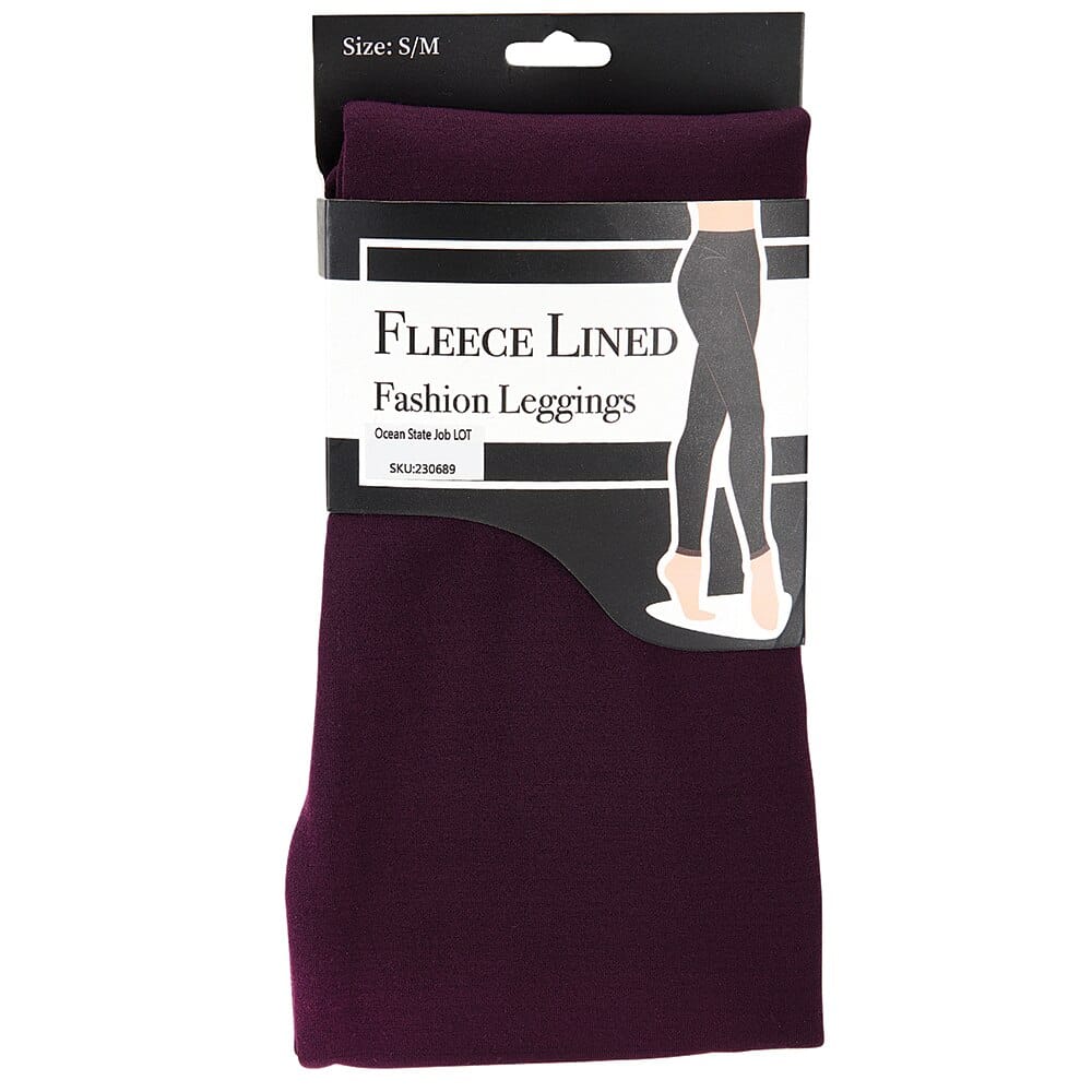 Fleece Lined Fashion Leggings