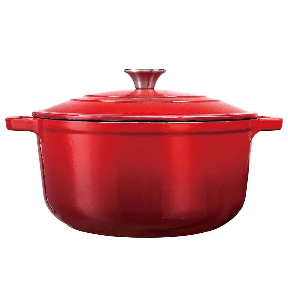 Klok Enameled Cast Iron 6 Qt Dutch Oven with Lid