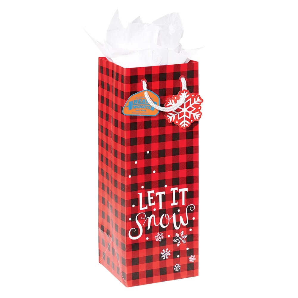 Oversized Heavyweight Bottle Christmas Gift Bag