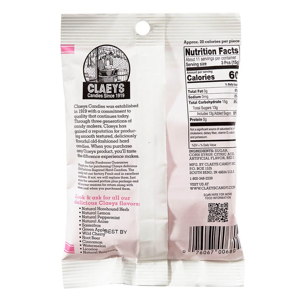 Claeys Watermelon Old Fashioned Hard Candy, 6 oz