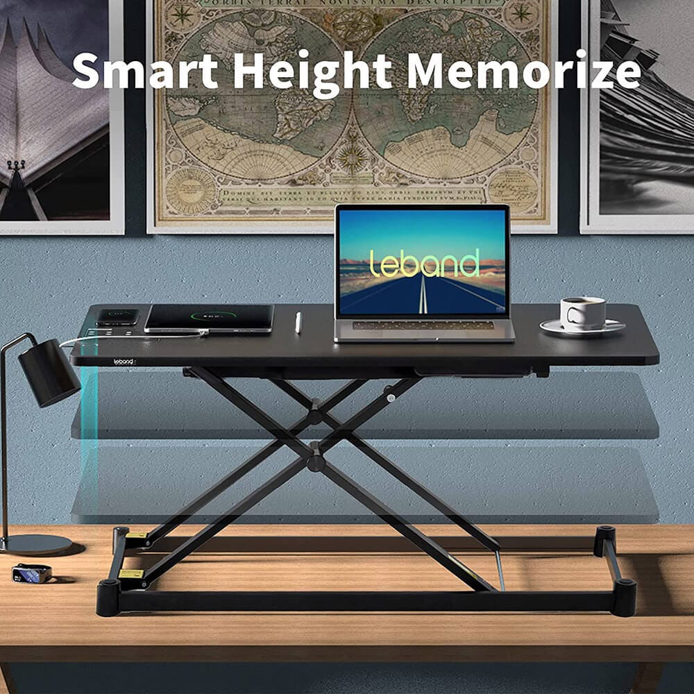 Leband 34" Electric Standing Desk Converter