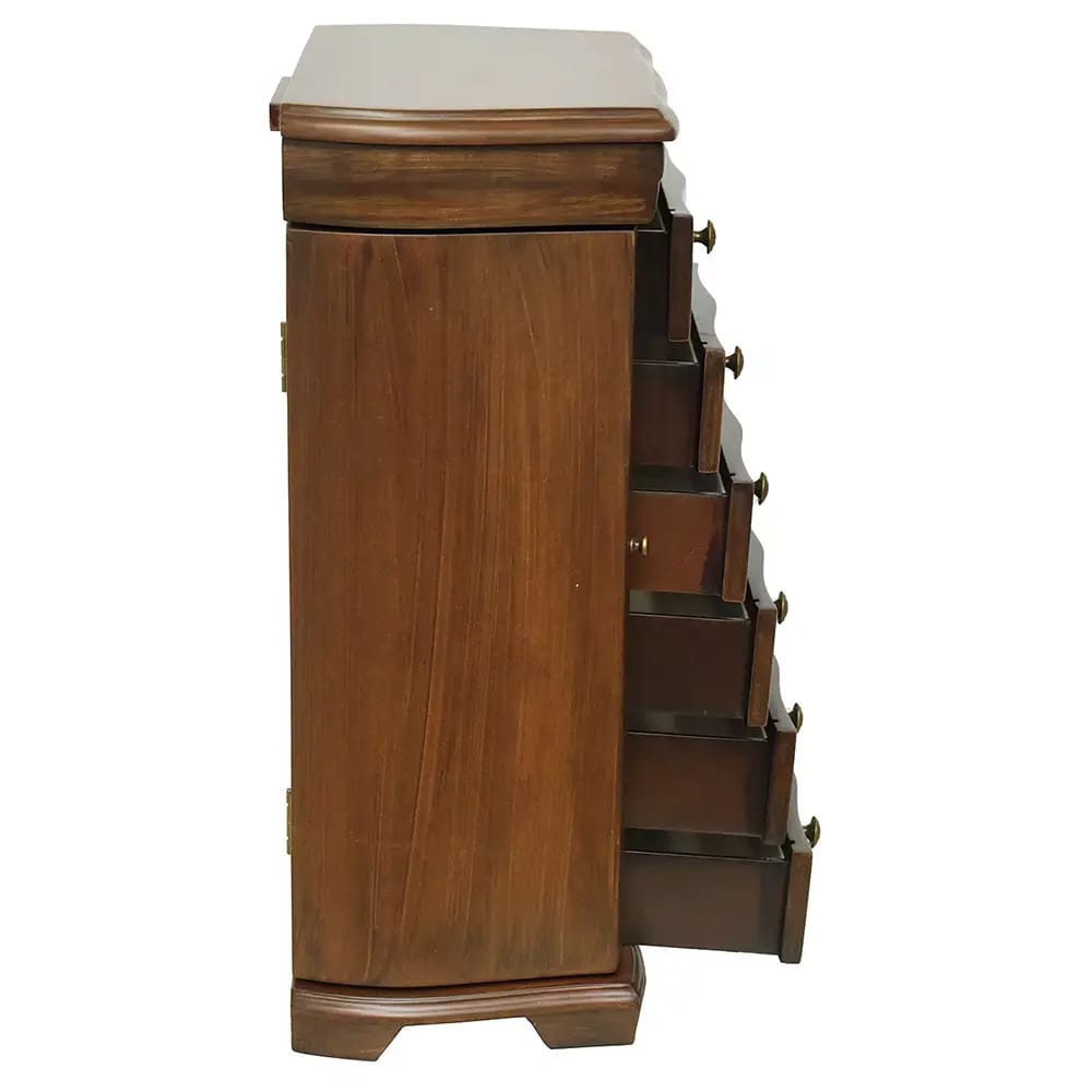 Traditional Large Jewelry Box, Brown