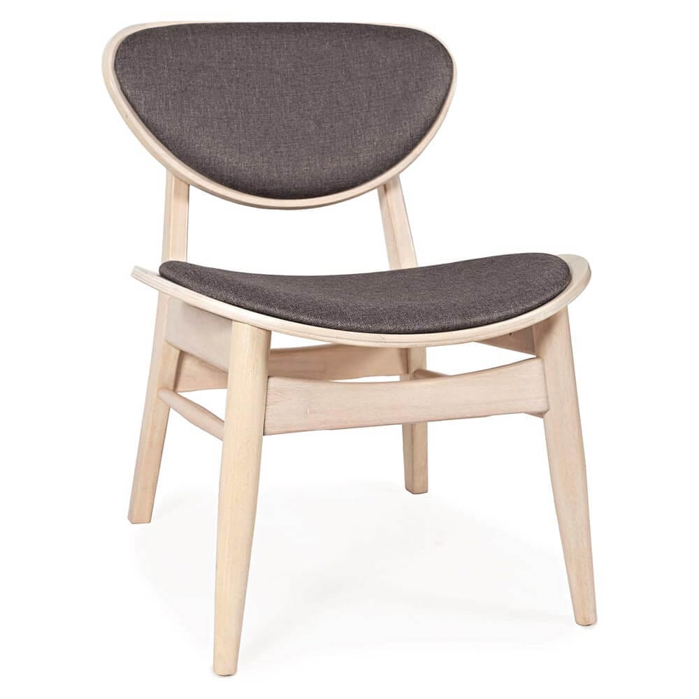Jofran Furniture E-Z Style Relax Chair & Ottoman Set, White/Gray