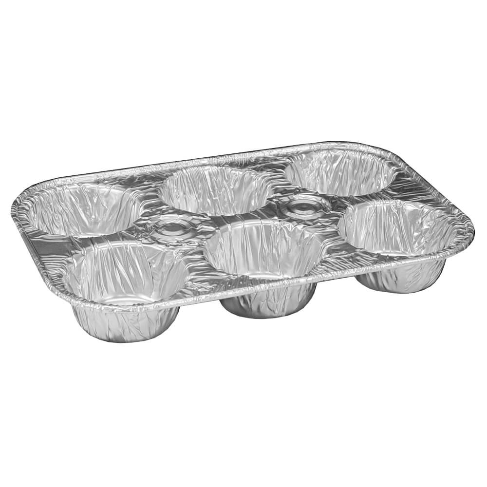 Aluminum Muffin Pan, 6-cup