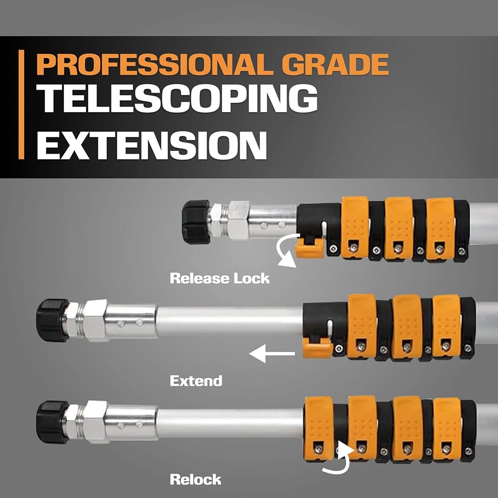 Edou 19' Telescoping Pressure Washer Wand