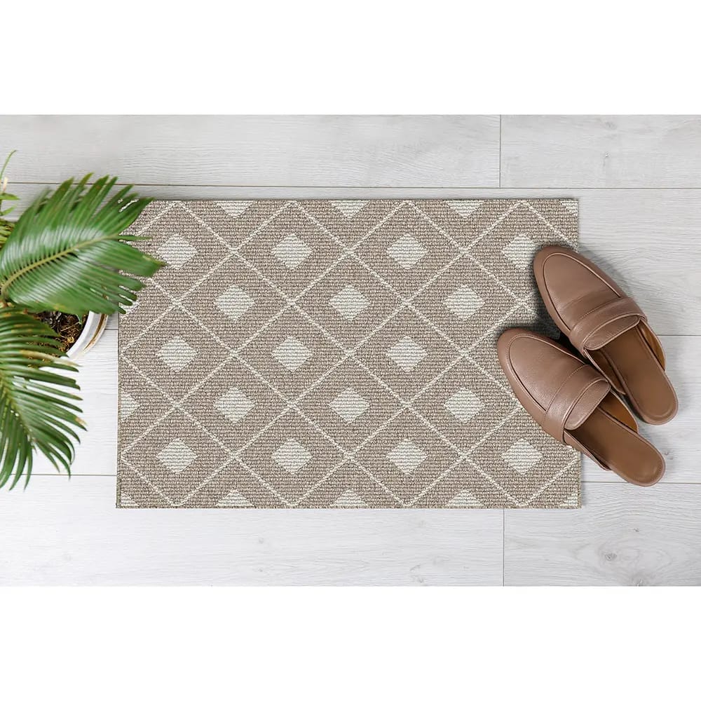 Washable Boho Accent Rug, 18" x 30"