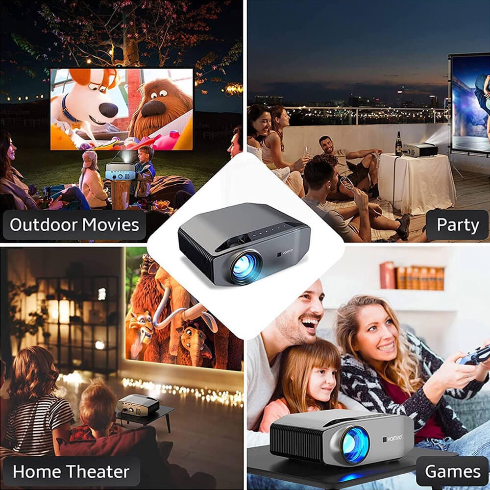 Vamvo 1080p Full HD Video Projector