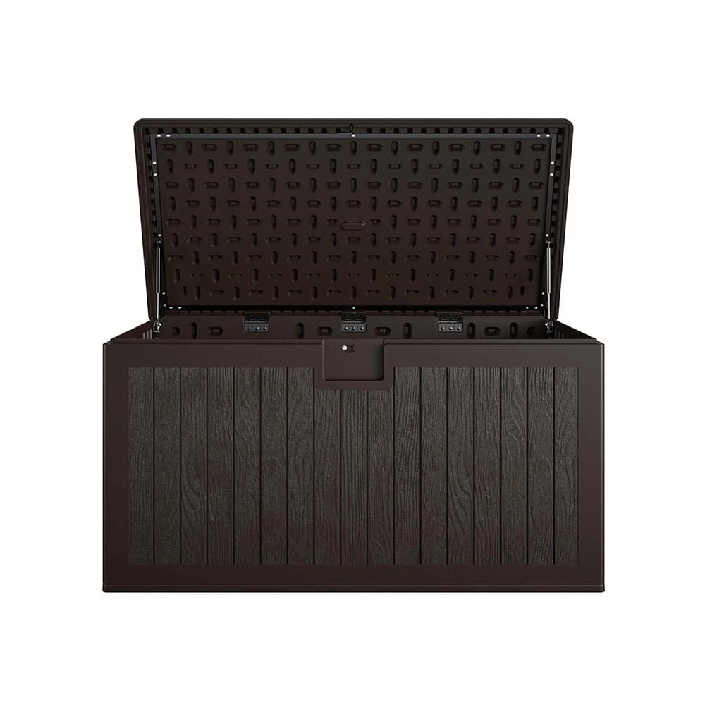 Cosco 150 Gallon Outdoor Storage Box, Dark Brown