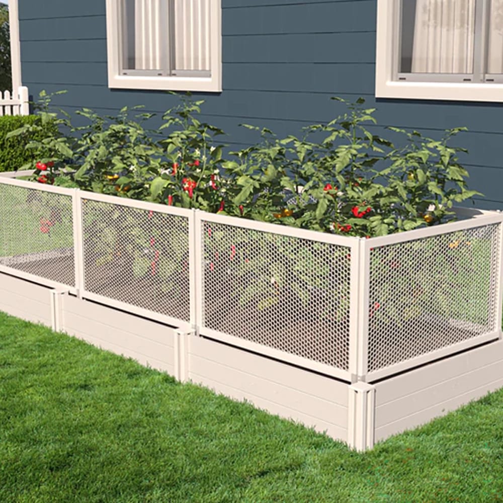 Vita Garden Fence Panels, Set of 4