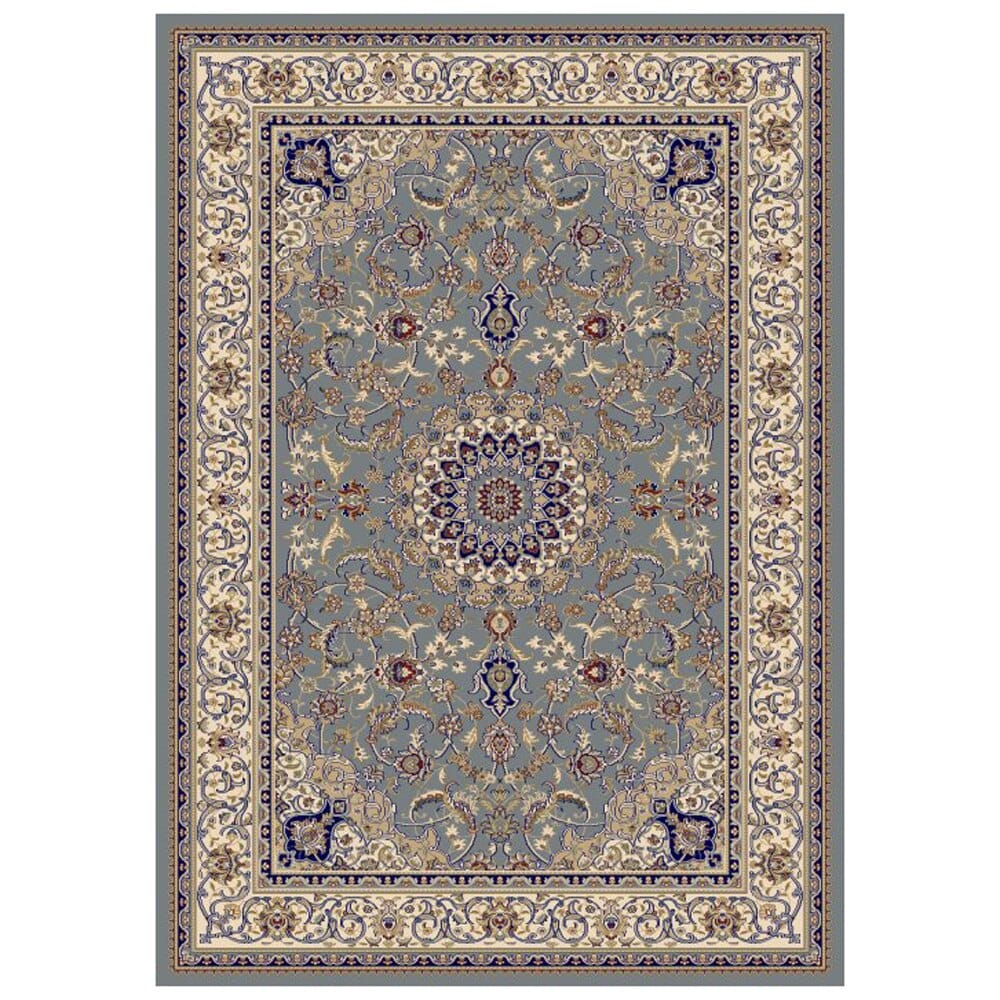 Newbury Area Rug, 10'10" x 15', Jamila Blue/Ivory