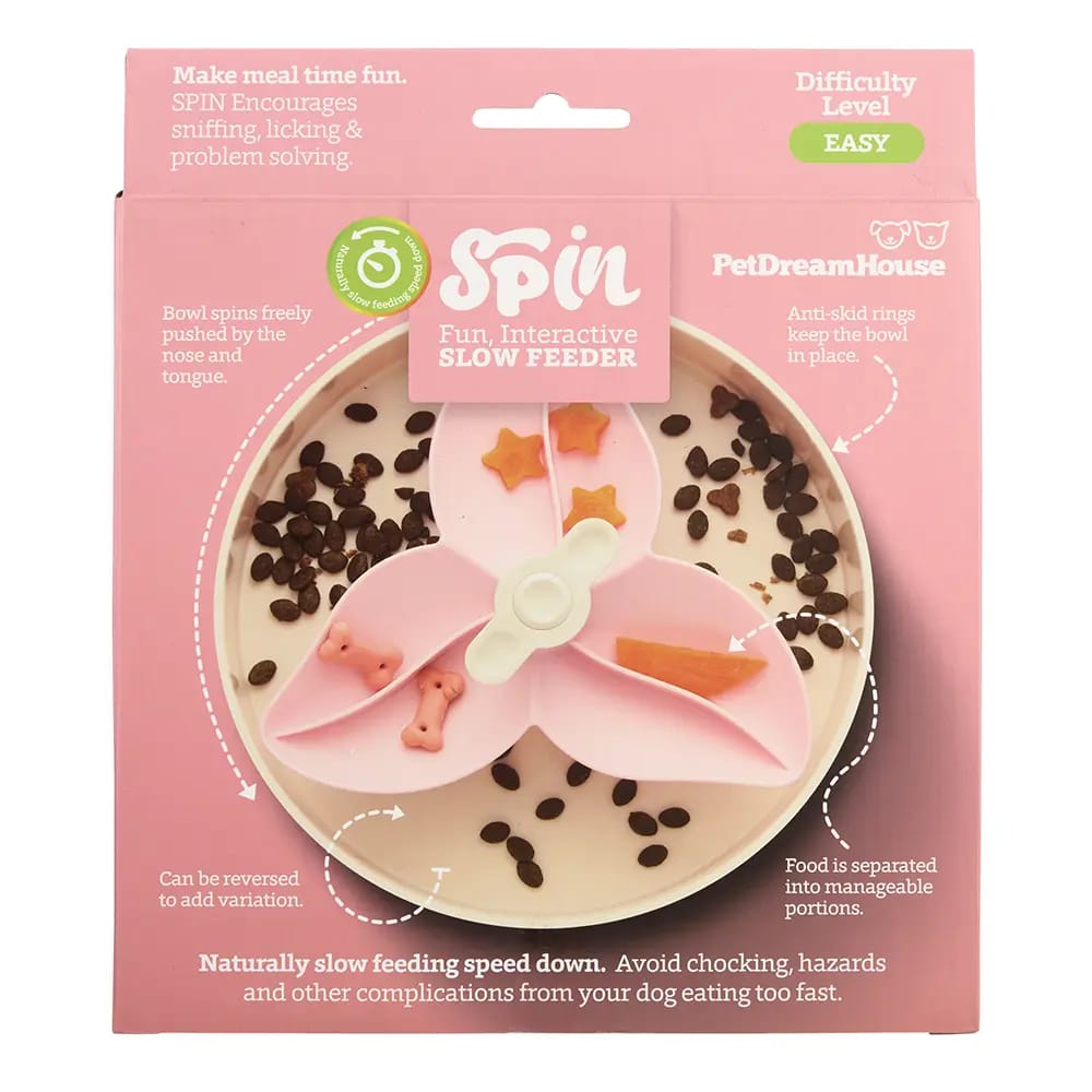 Pet Dream House Spin Bowl Interactive Feeder