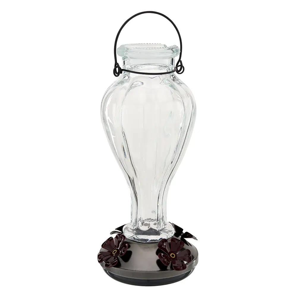 Yankee Trader Glass Hummingbird Feeder, 25.4 oz