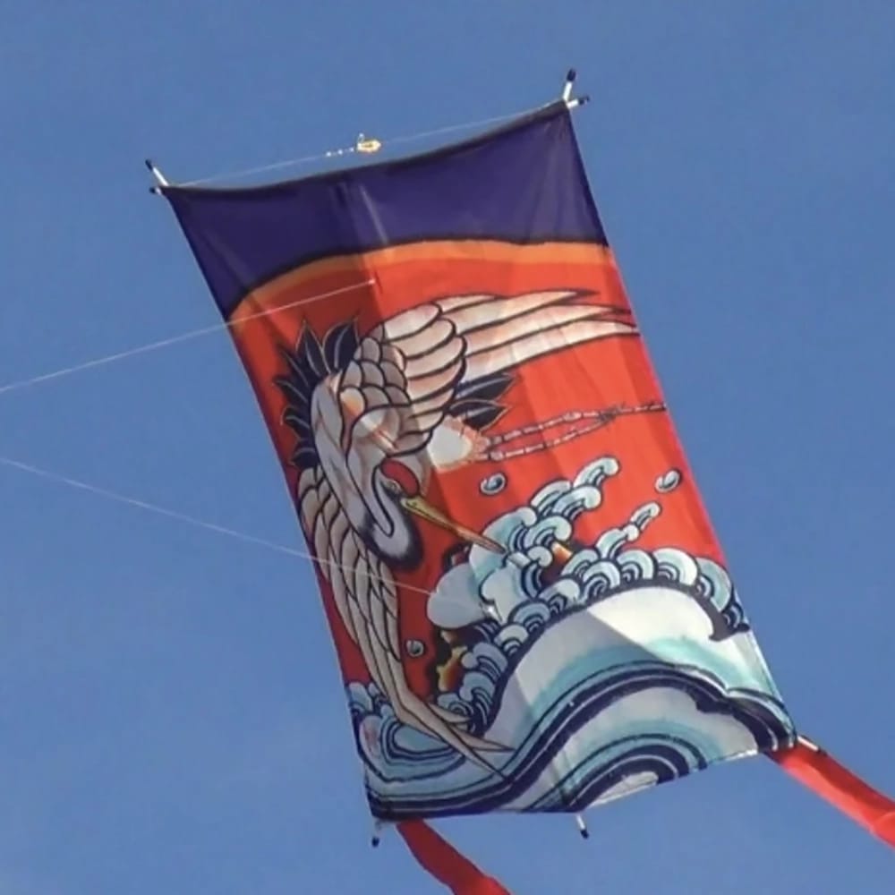 69" Crane Ripstop Nylon Kite