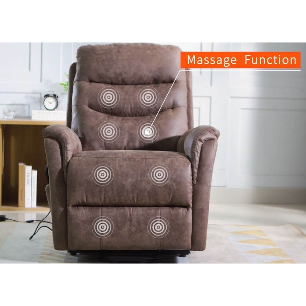 Lifesmart Luxury Power Lift and Massage Chair with Heat Therapy