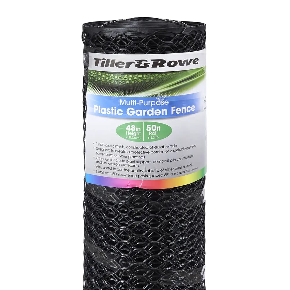 Tiller & Rowe Plastic Garden Fence, 48" x 50'