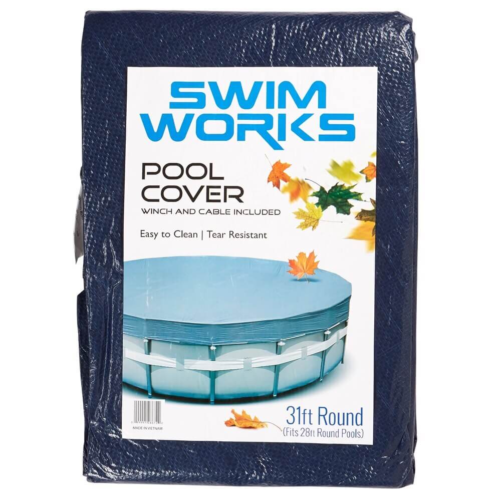SwimWorks Round Winter Pool Cover, 31'