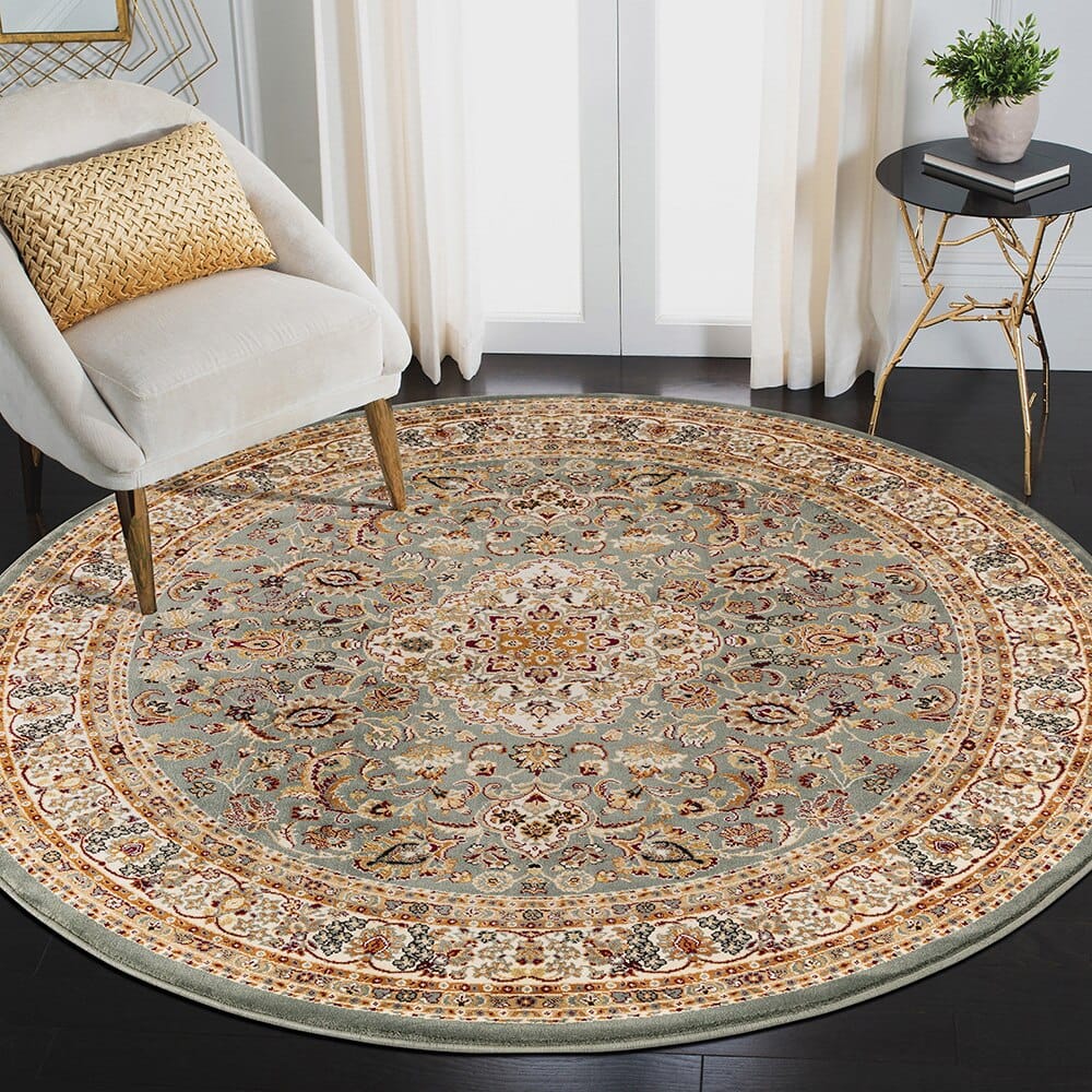 Valencia Area Rug, 5'5" Round 1 Million Point