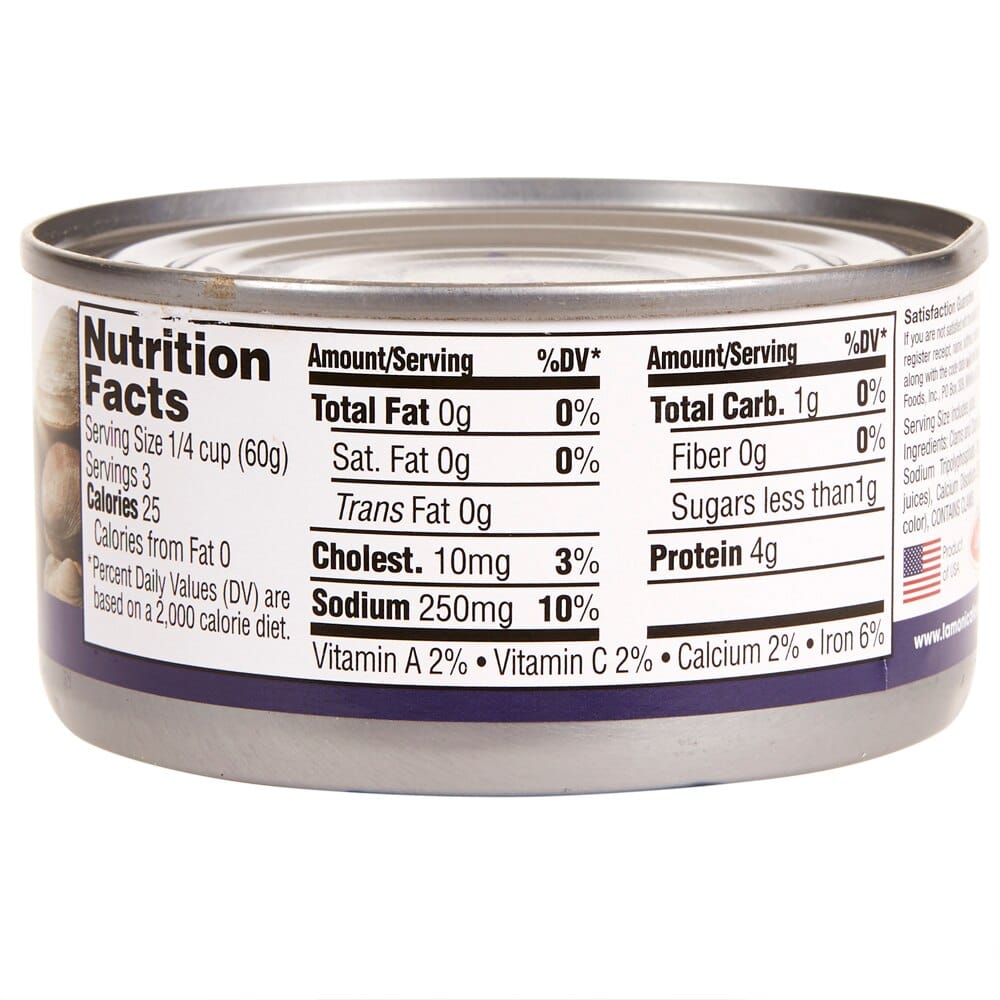 Cape May Chopped Clams in Clam Juice, 6.5 oz