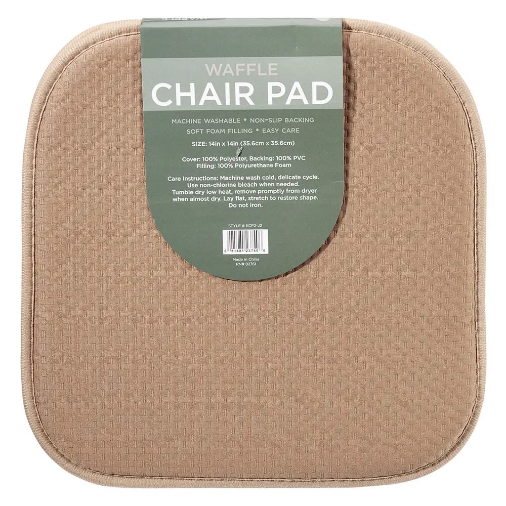 Waffle Chair Pads, 2 Count