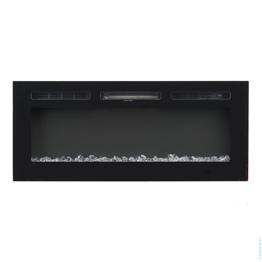 Naomi Home 40" Wall Mounted Electric Fireplace, Black