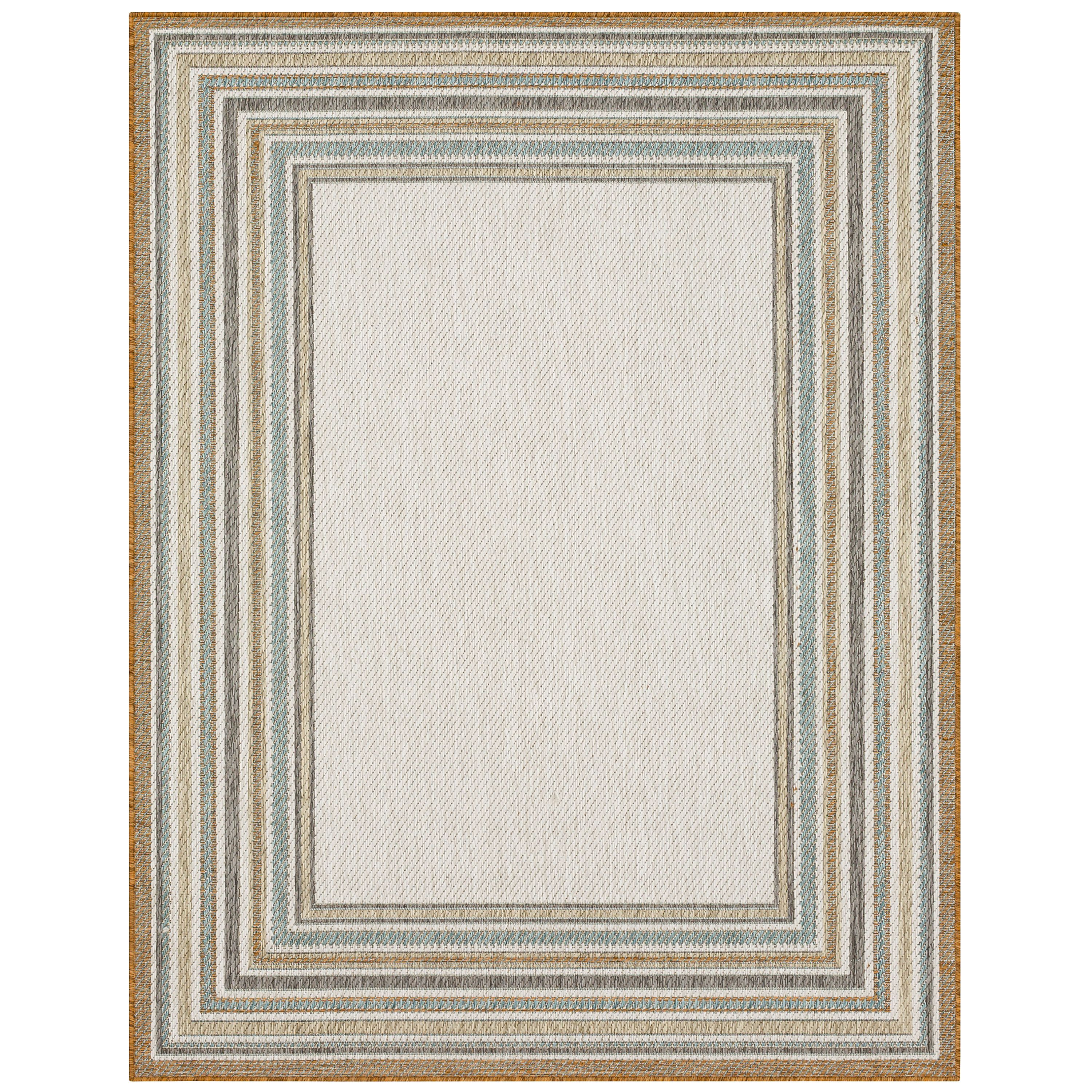 Mohawk Rodrigo Alyssum Outdoor/Indoor Area Rug, Tan, 8' x 10'