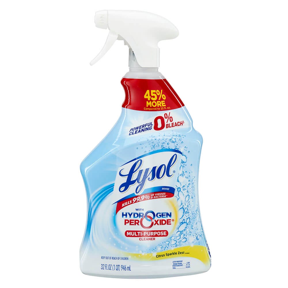 Lysol Multipurpose Spray Cleaner with Hydrogen Peroxide, 32 oz