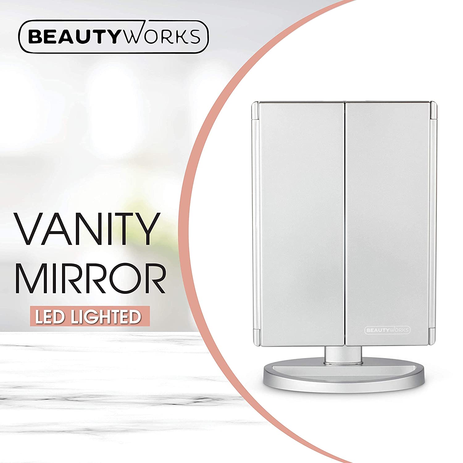 Beautyworks LED Backlit Vanity Mirror