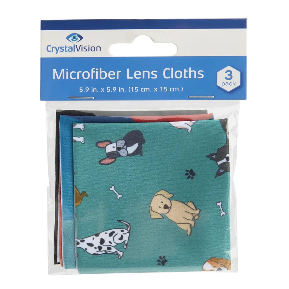 Microfiber Lens Cloth, 3pk.