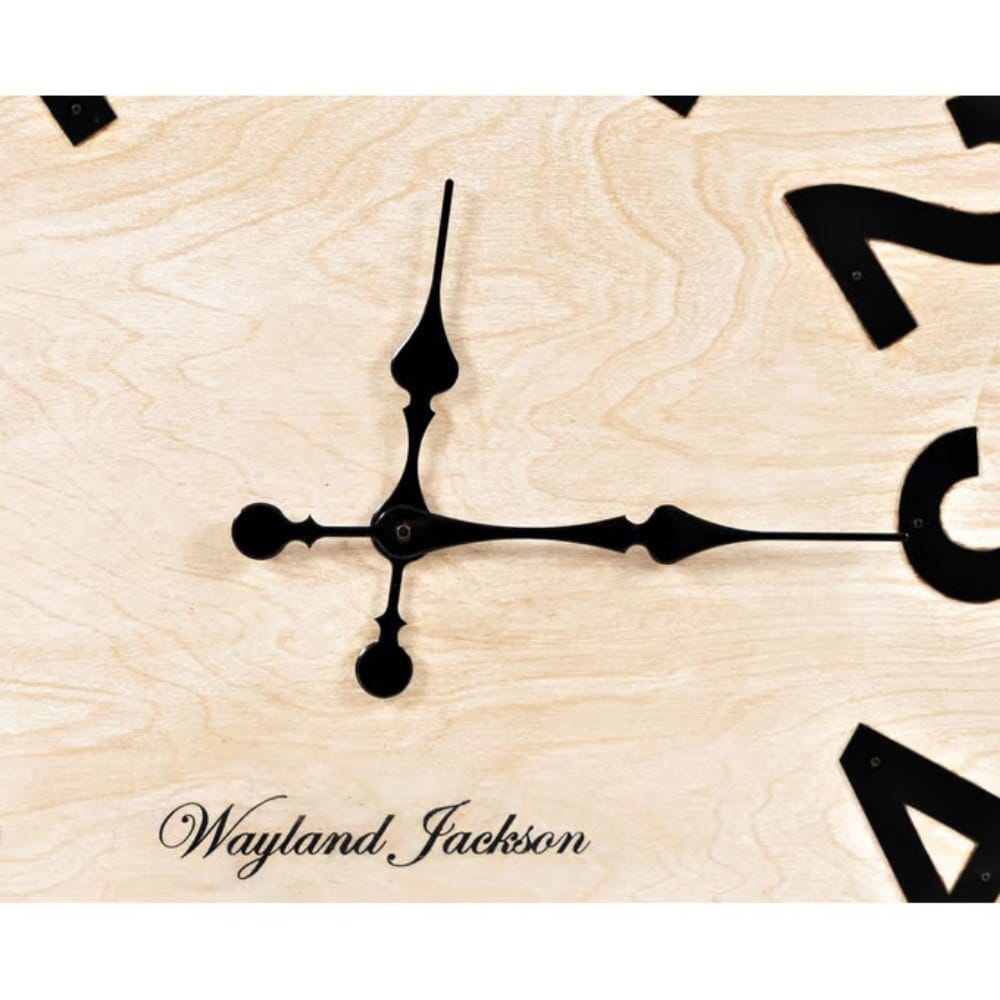 Jofran Furniture Wayland Jackson 30" Distressed Wood Wall Clock, White