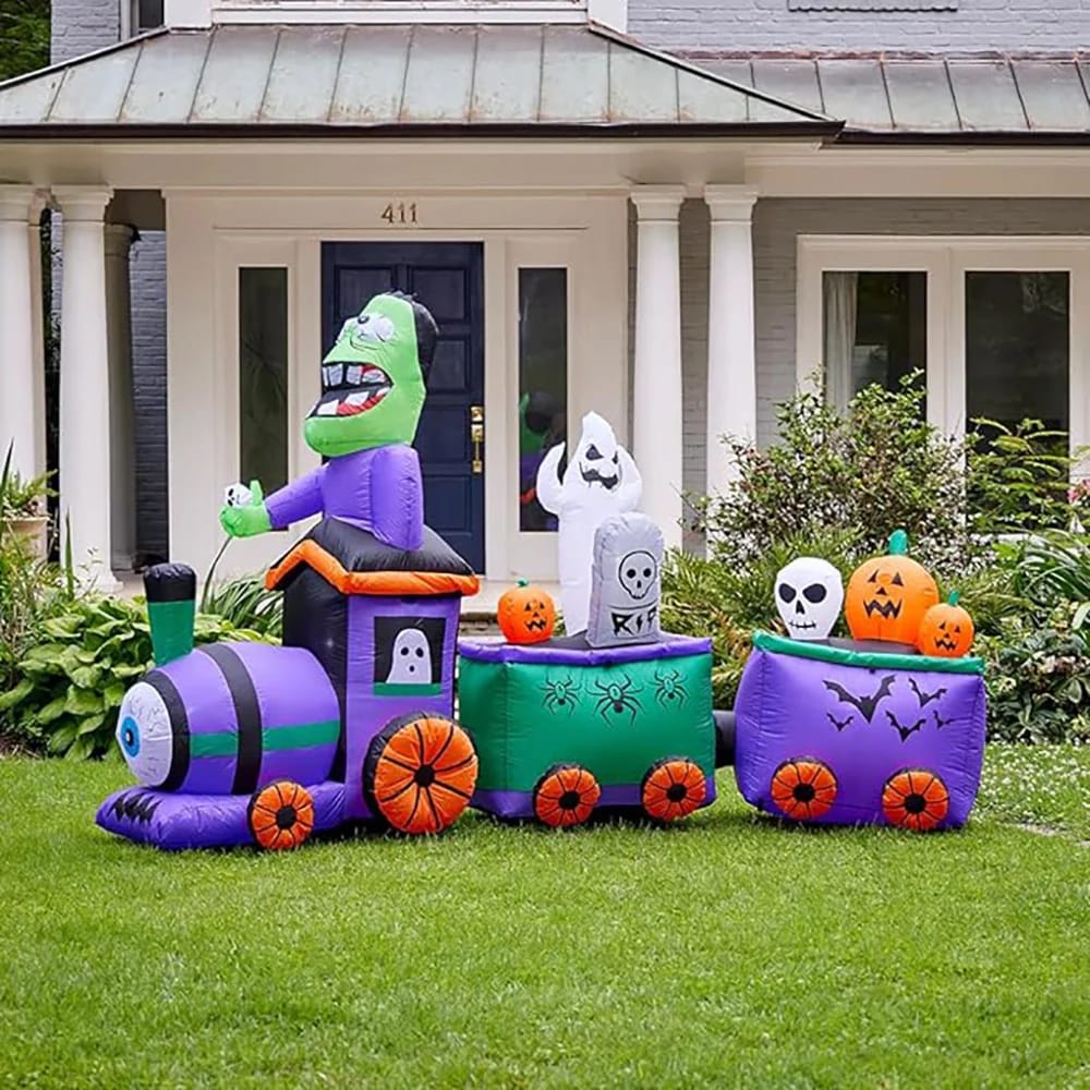 10' Inflatable Halloween Train