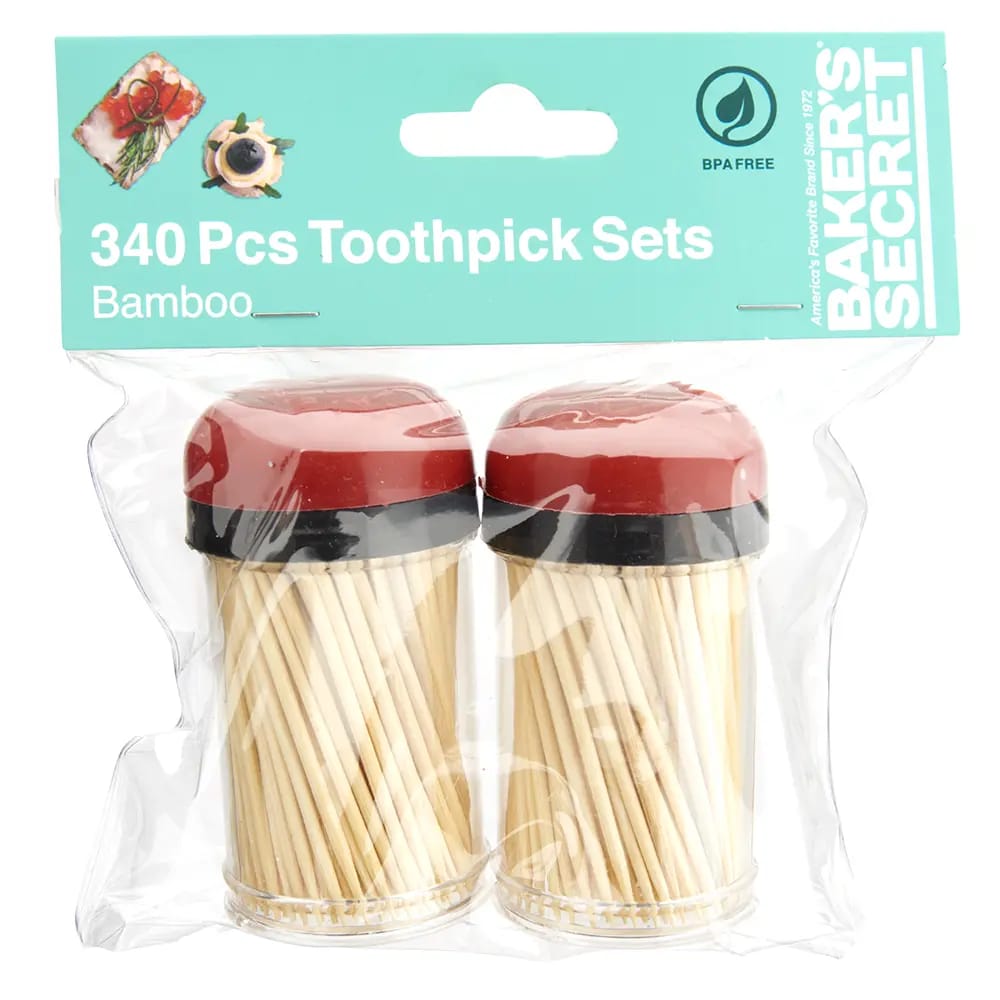 Baker's Secret Toothpicks, 2 Piece Set