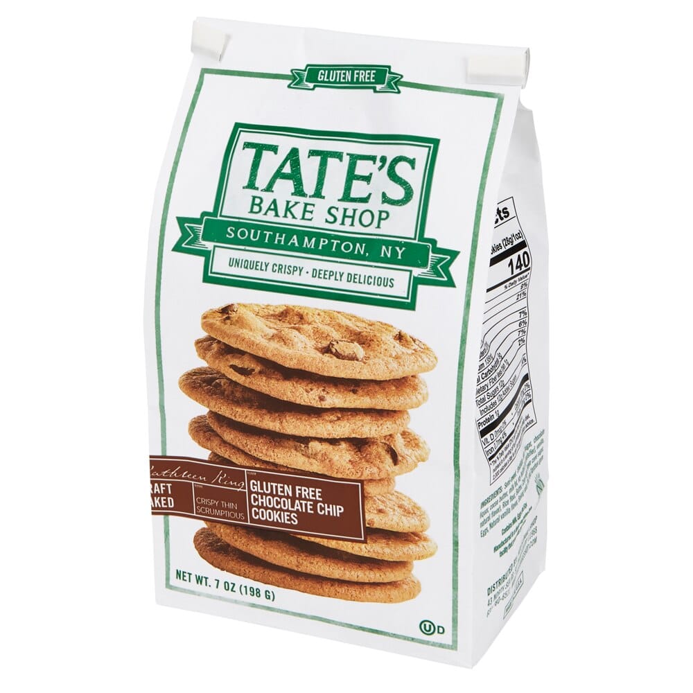 Tate's Bake Shop Gluten-Free Chocolate Chip Cookies, 7 oz