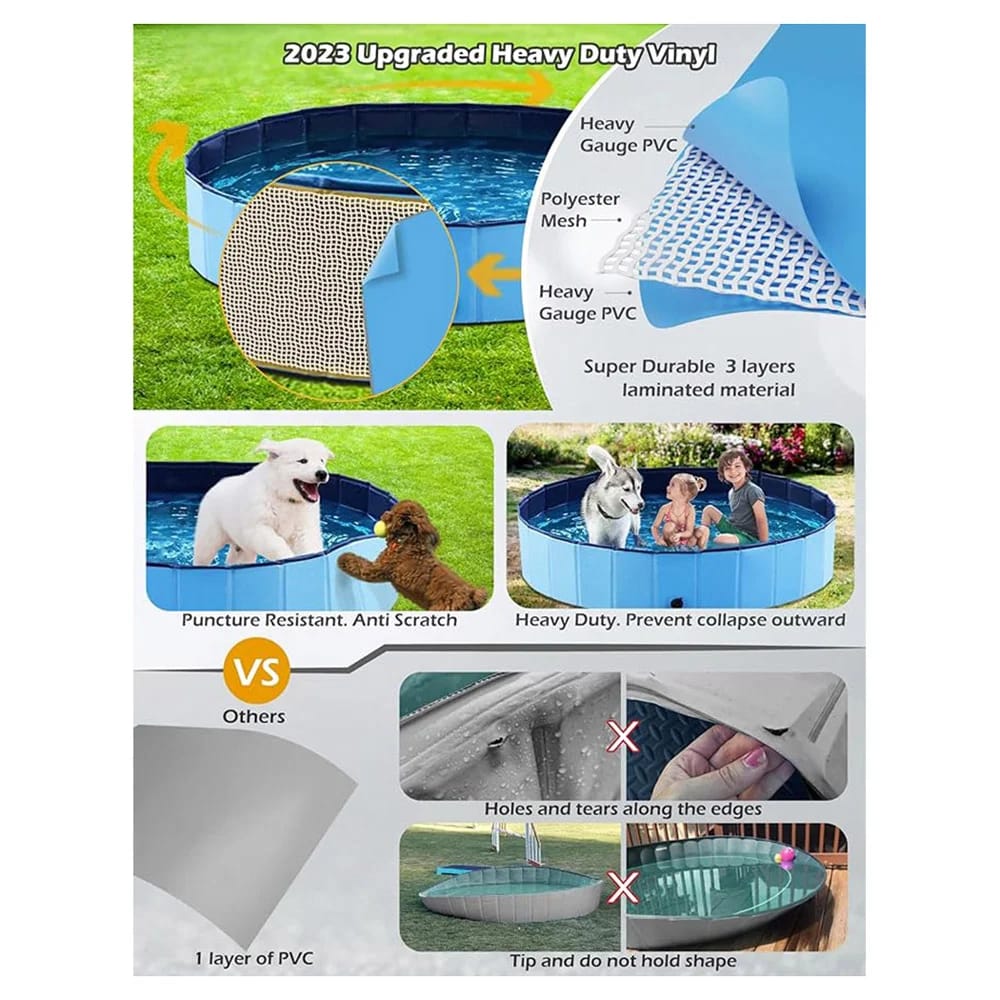 48" Foldable Dog Pool