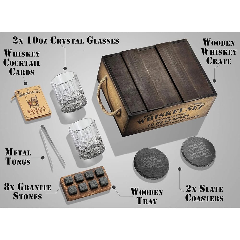 Mixology & Craft Mixology Whiskey Gift Set