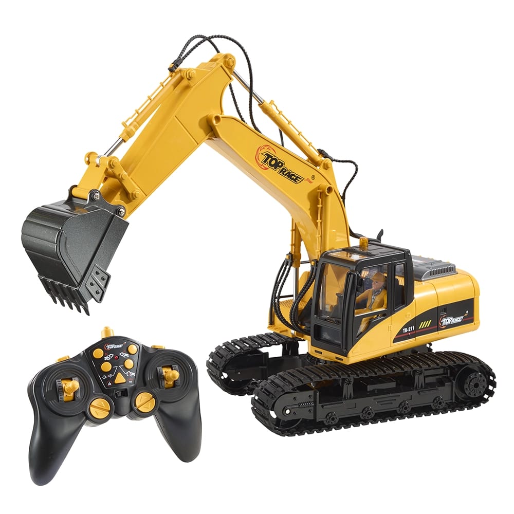 Top Race 15 Channel Remote Control Excavator with Remote