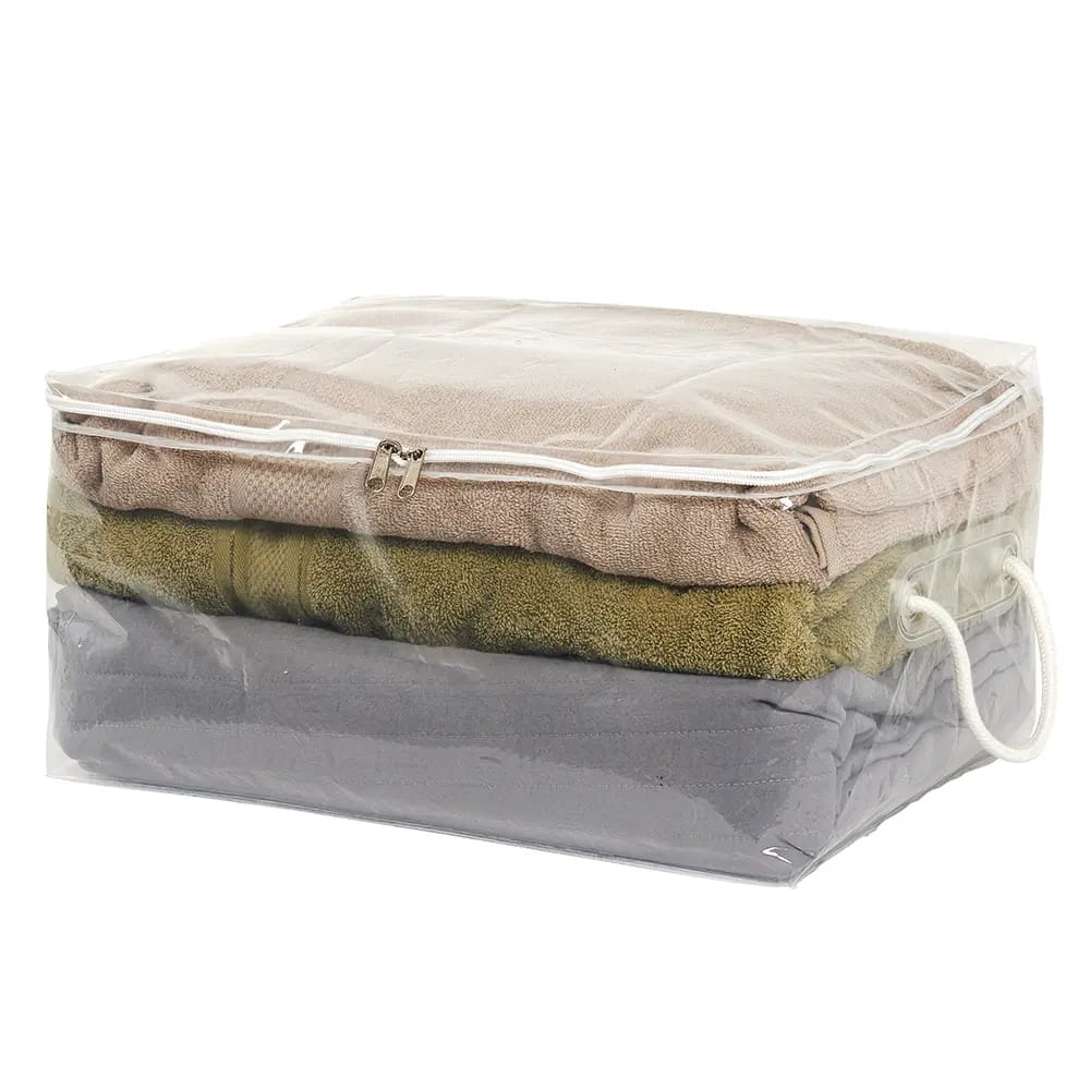 Peva Clear Medium Storage Bag, 2 Count