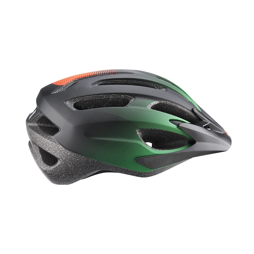 Bell Chicane Adult Bike Helmet, Black/Green/Orange