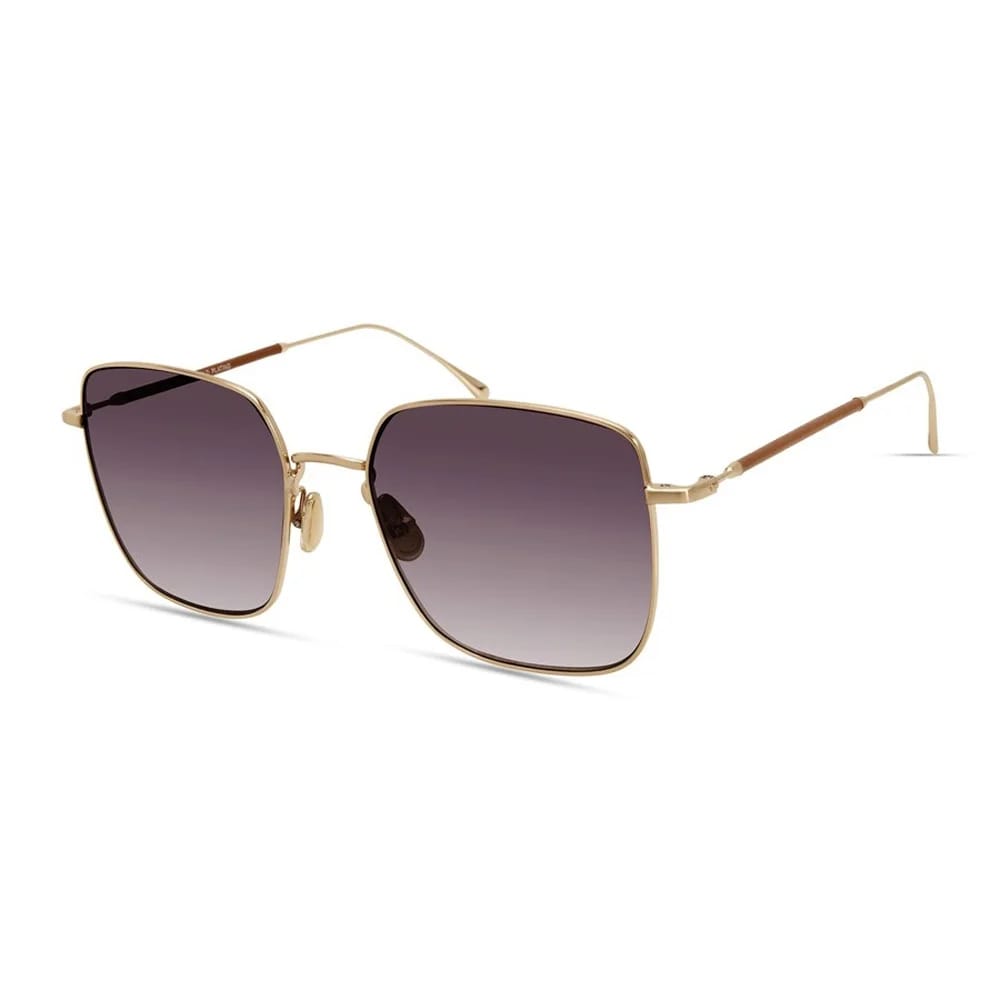 Derek Lam Britt Sunglasses, Gold/Tan