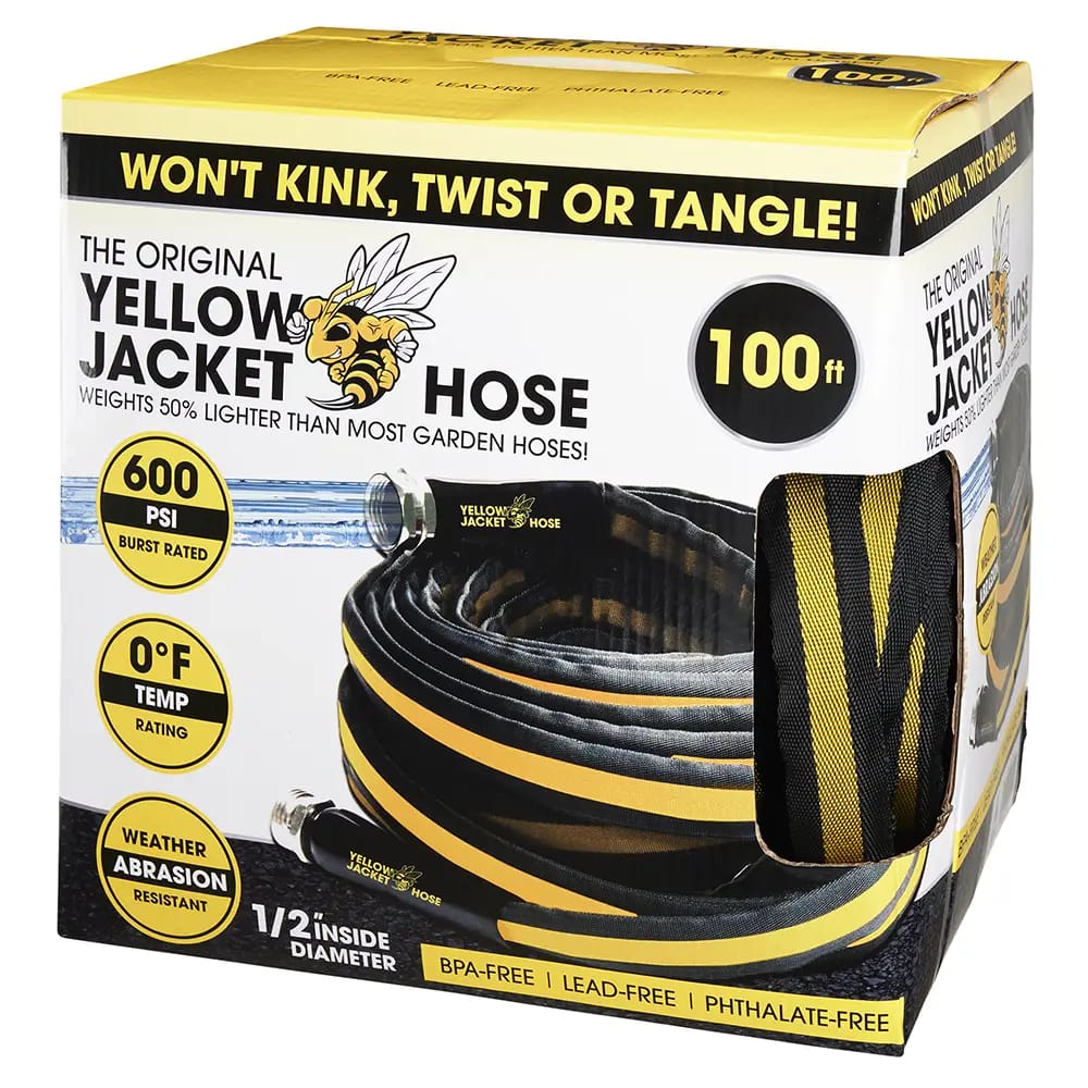 The Original Yellow Jacket 1/2" Garden Hose, 100'