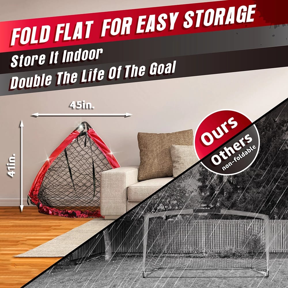 NET PLAYZ 6.6' x 3.3' Portable Soccer Goal