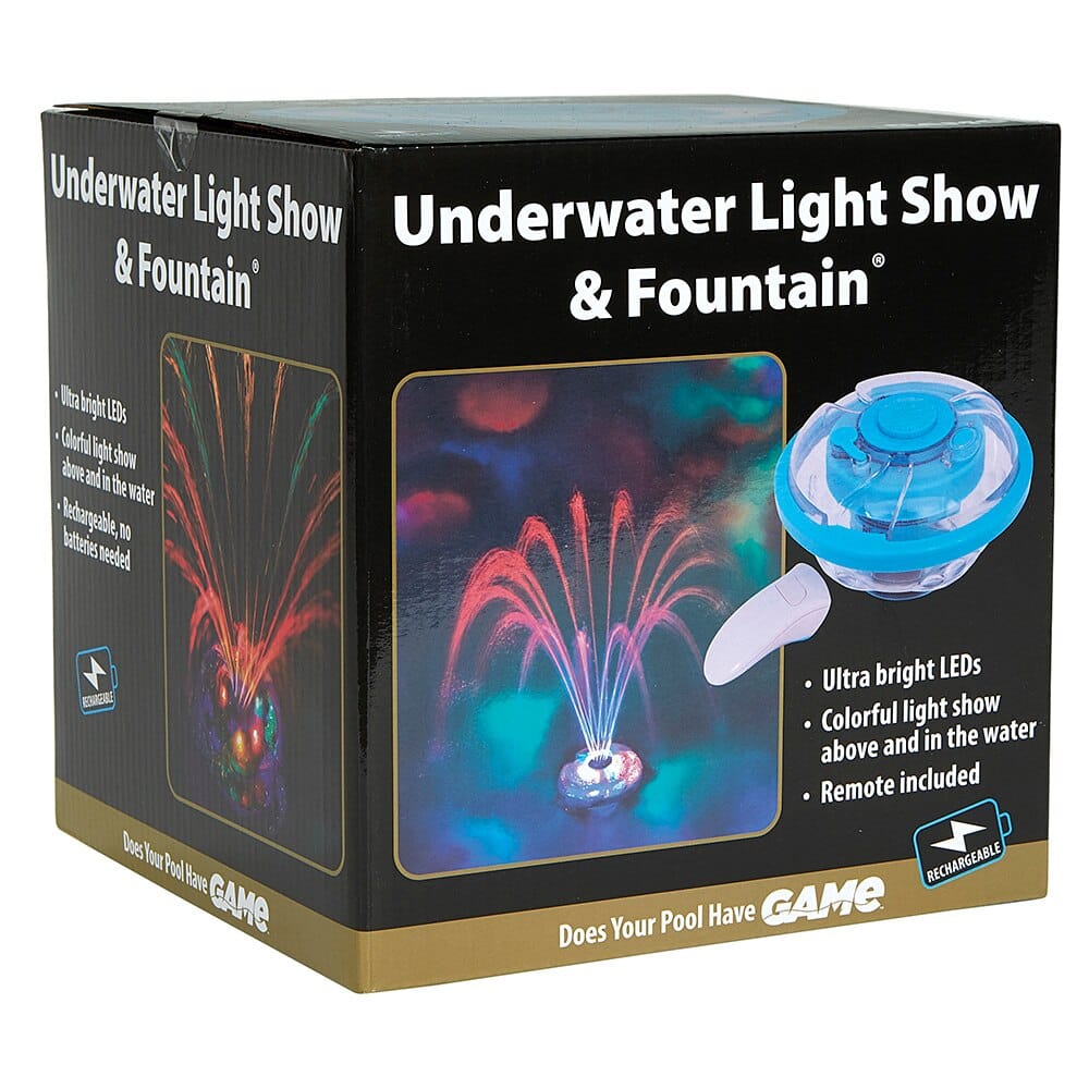 Game Rechargeable Underwater Light Show & Fountain