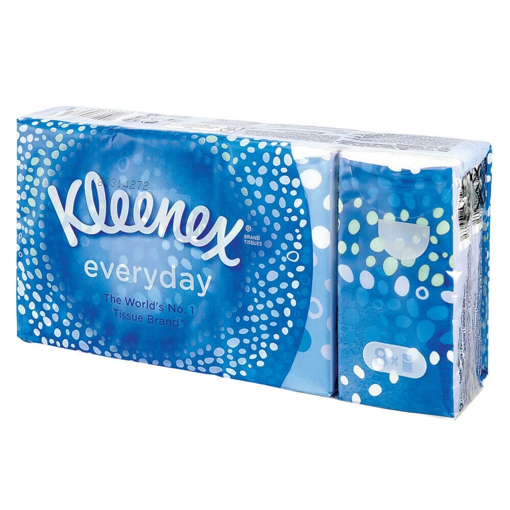 Kleenex Everyday Facial Tissue, 8 Count