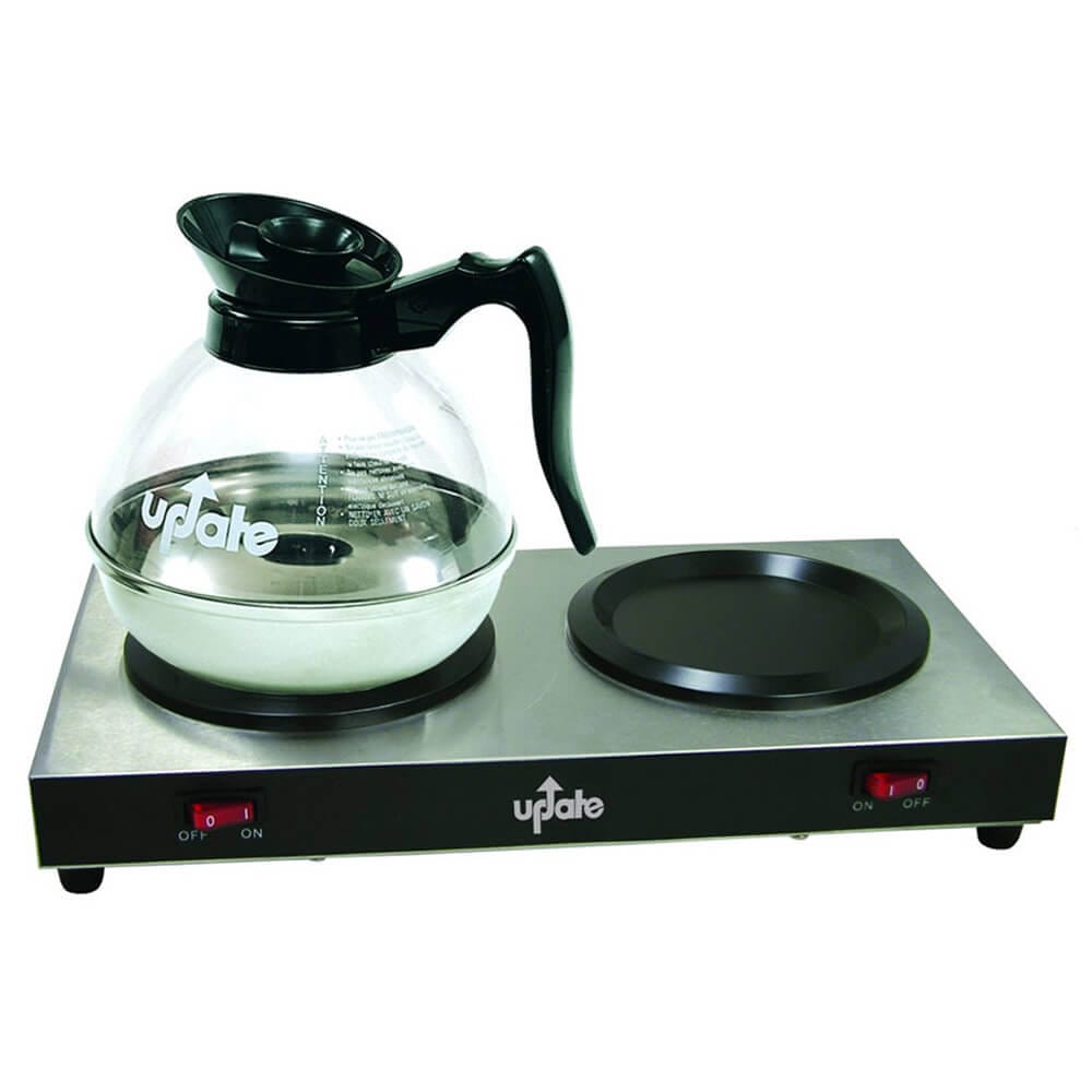 Update International 2-Station Decanter Warmer