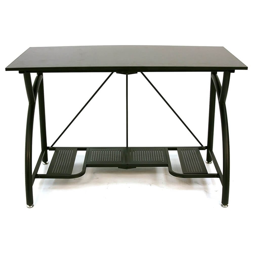 Origami Folding Computer Desk, Black