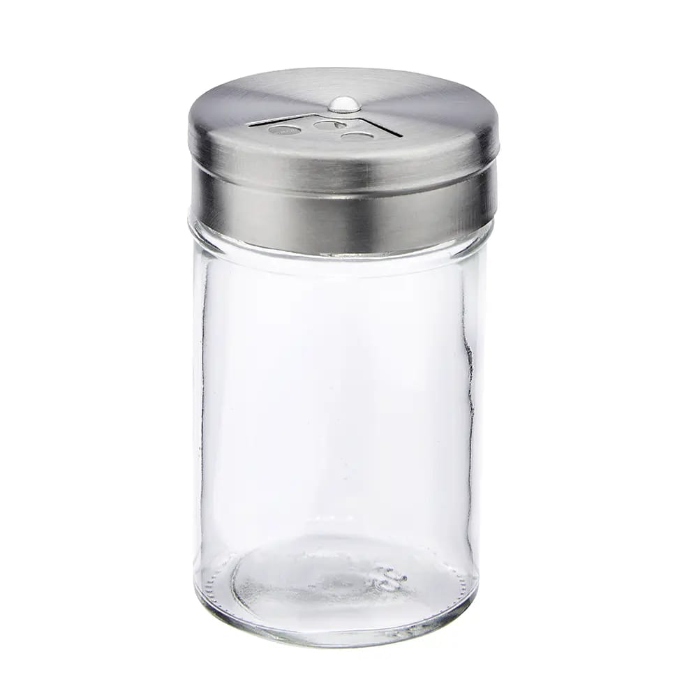 Spice Jar Glass 3oz, with Swivel Top Shaker Lid
