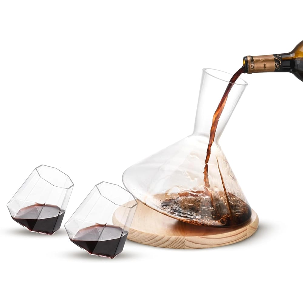 Barvivo Wine Decanter with 2 Glasses