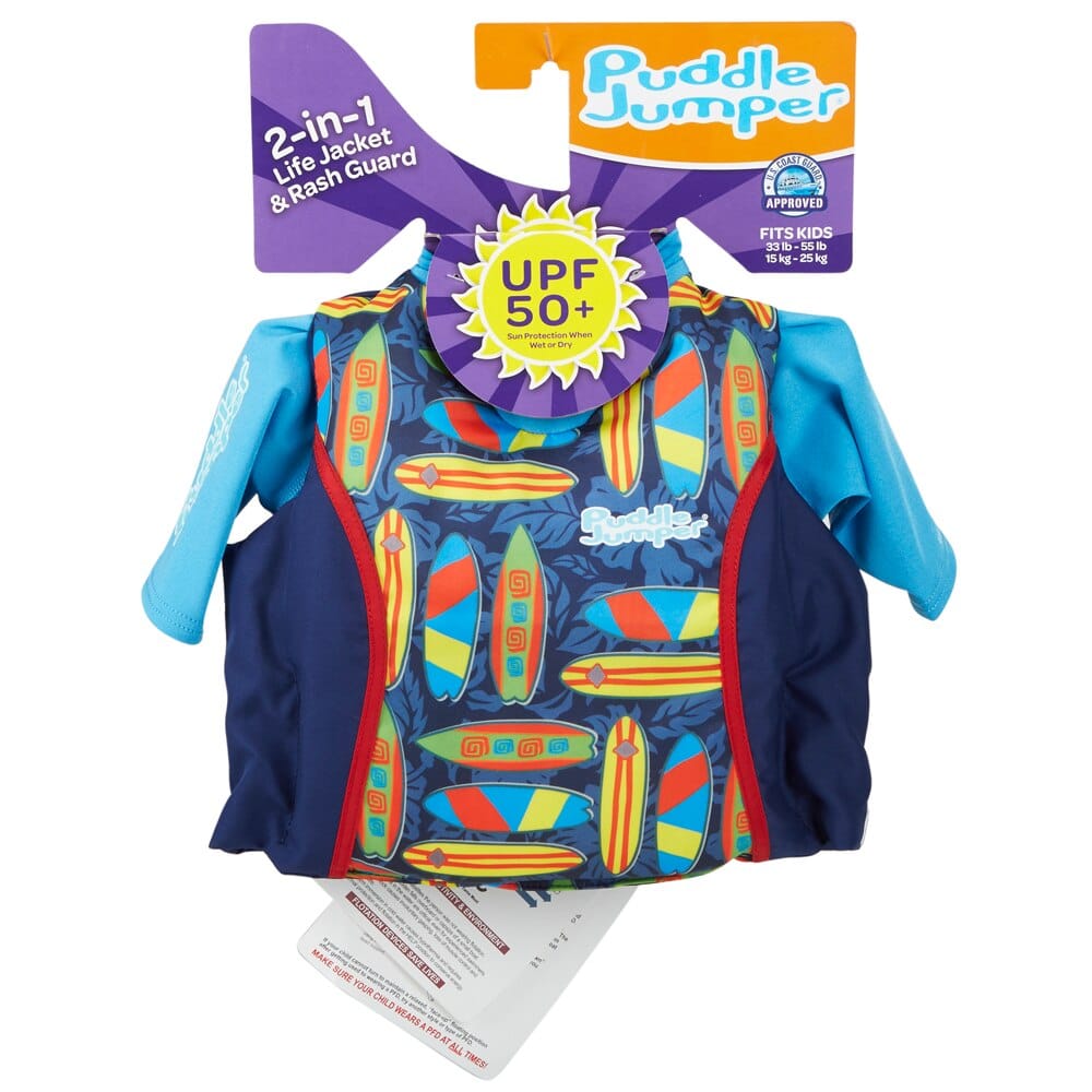 Kids' Puddle Jumper 2-in-1 Life Jacket and Rash Guard