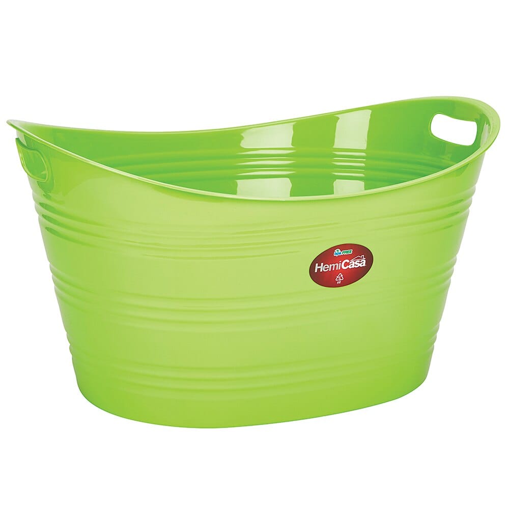 HemiCasa Multipurpose XL Plastic Tub, 10 Gal